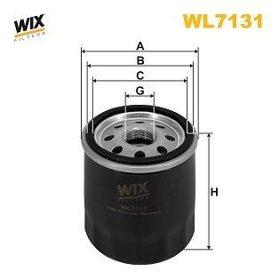 Фільтр масляний WL7131 фото