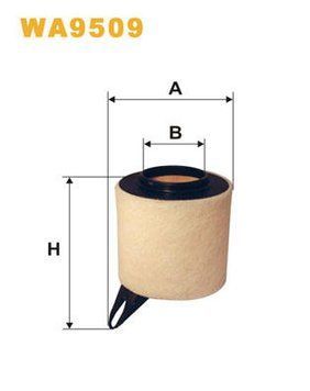 Фільтр повітряний WA9509 фото