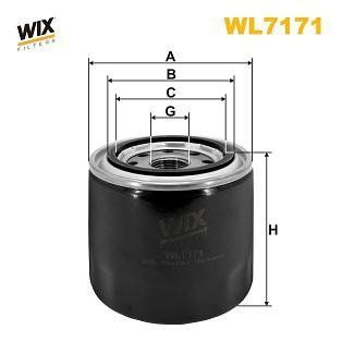 Фільтр масляний WL7171 фото