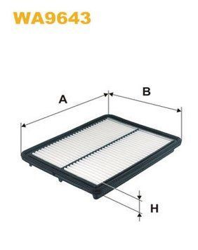 Фільтр повітряний WA9643 фото