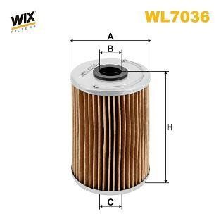 Фільтр масляний WL7036 фото